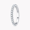 <tc>Moissanit-Eternity-Ring D 2 mm 925er Sterlingsilber</tc>
