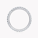 <tc>Moissanit-Eternity-Ring D 2 mm 925er Sterlingsilber</tc>