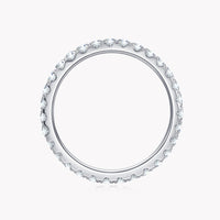 <tc>Moissanit-Eternity-Ring D 2 mm 925er Sterlingsilber</tc>