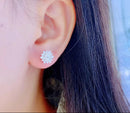 Moissanite Sun Earrings