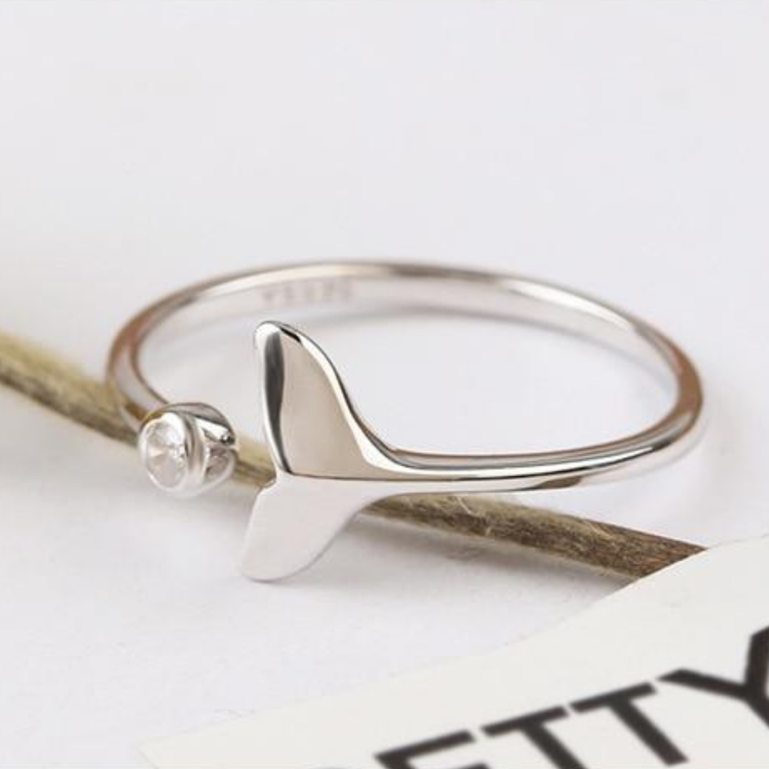 Ocean Pearl Dolphin Ring