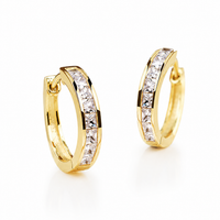 Crystal Line Earrings