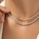 Line of Light Necklace — A Delicate Radiance