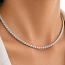 Line of Light Necklace — A Delicate Radiance