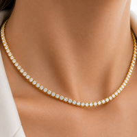 Line of Light Necklace — A Delicate Radiance