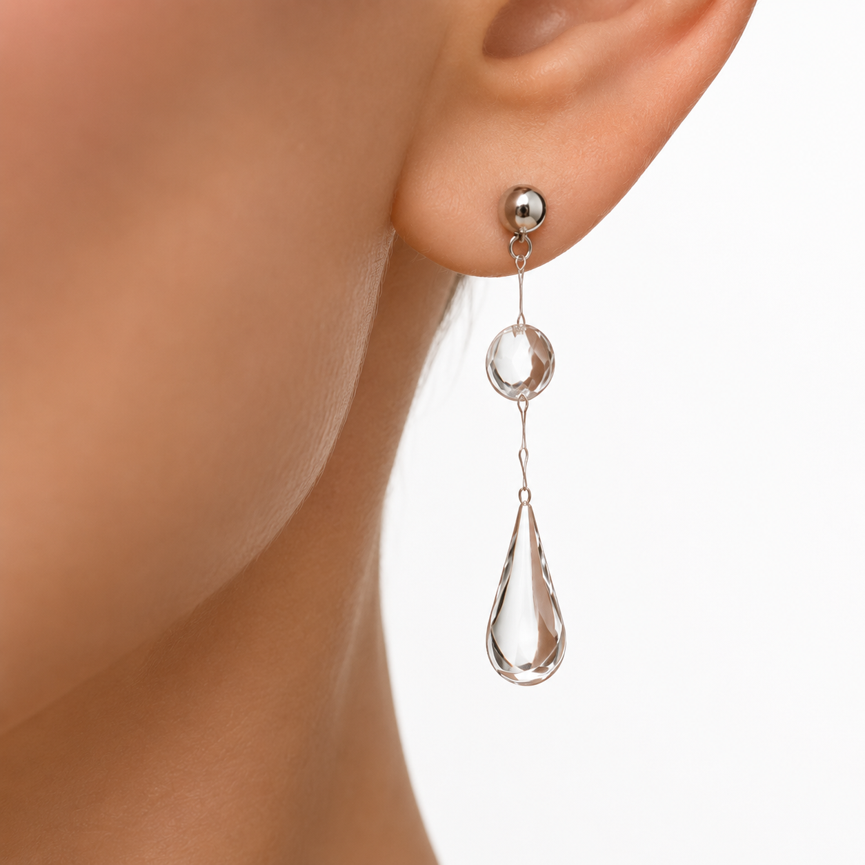 Dewdrop Necklace — Light Against the Skin
