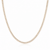 Line of Light Necklace — A Delicate Radiance