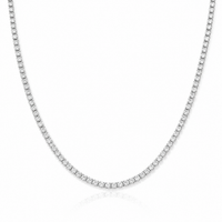 Line of Light Necklace — A Delicate Radiance