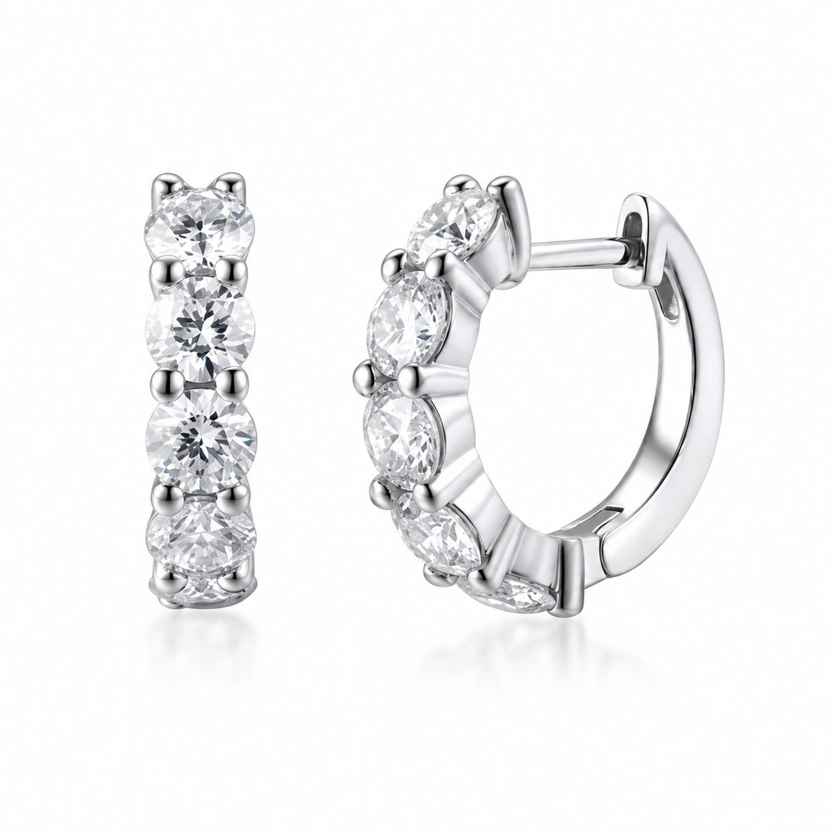 Diadem Earrings – A Pure and Timeless Sparkle