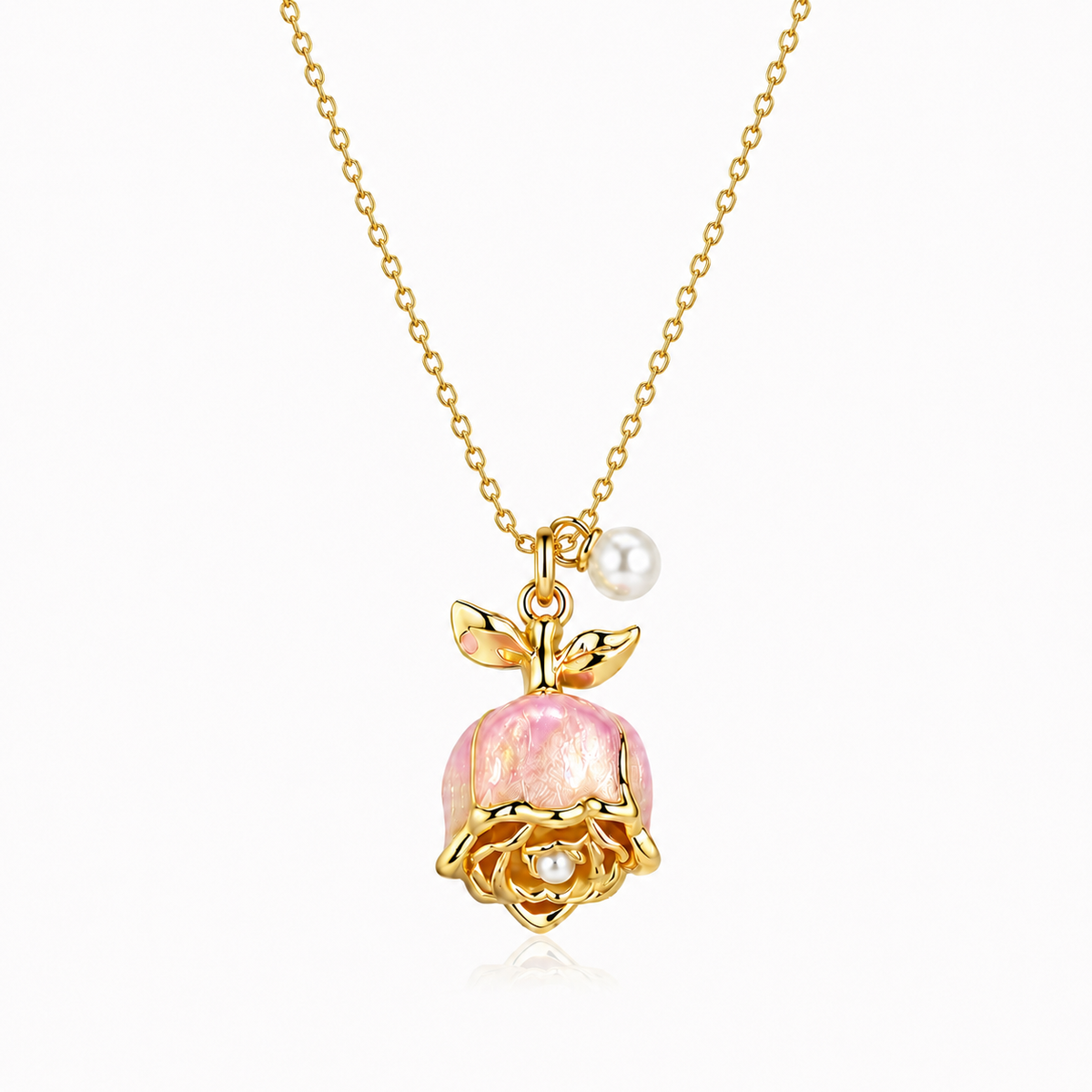 Bloom Necklace — A Flower Awakening to the Light