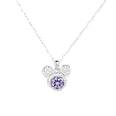 Collana completa di Moissanite di Topolino in argento 925