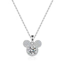 Collana completa di Moissanite di Topolino in argento 925
