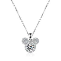 Collana completa di Moissanite di Topolino in argento 925