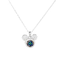 Collana completa di Moissanite di Topolino in argento 925