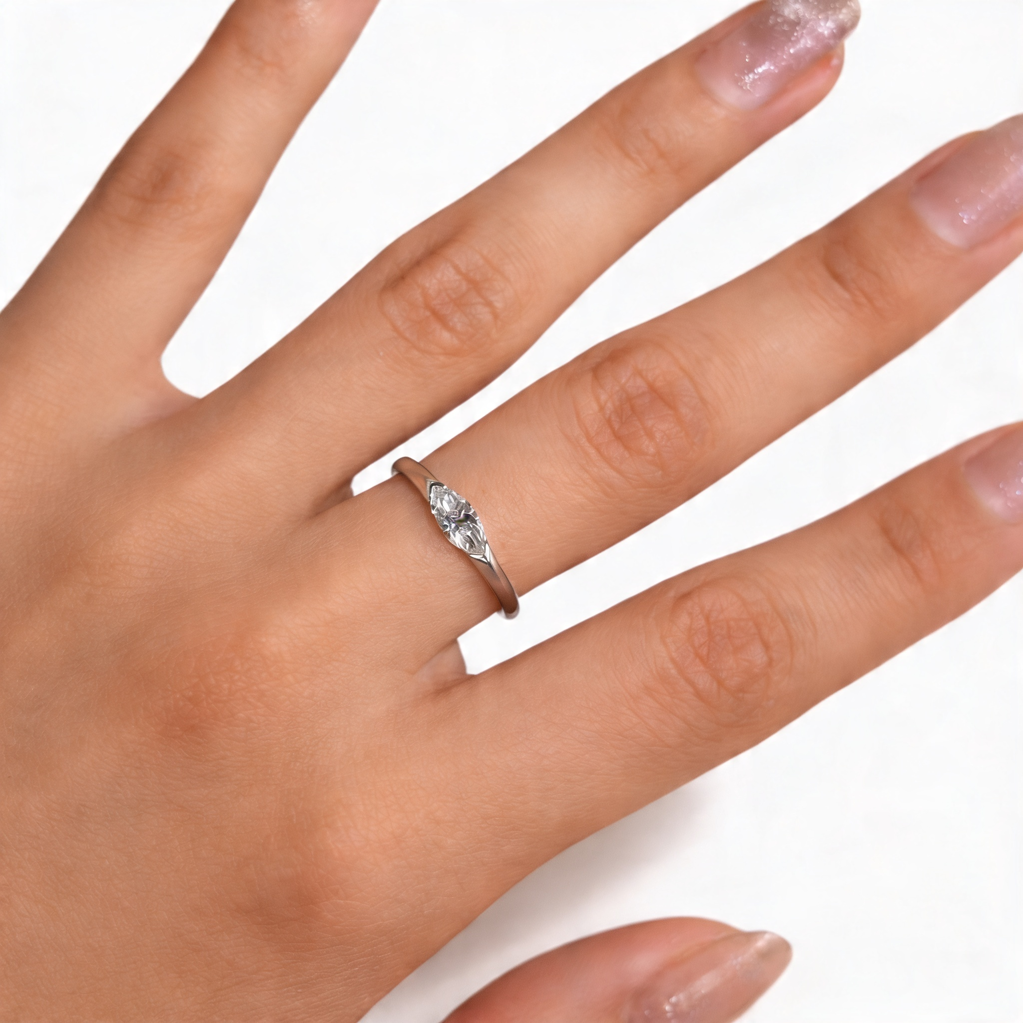 <tc>Ring Reine Marquise – Klare Linie</tc>