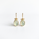 Timeless Green Moonstone Earrings