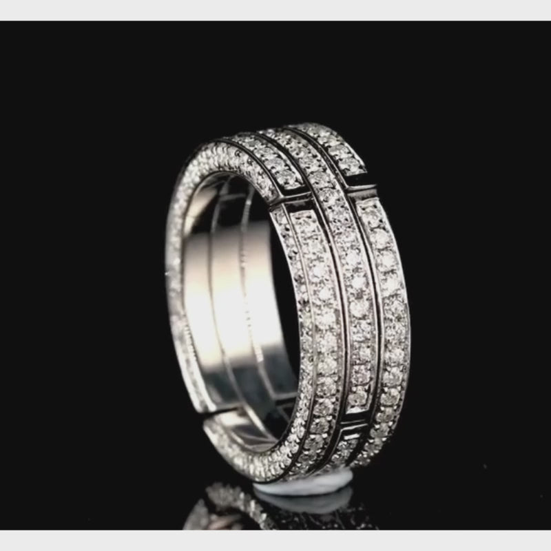 Arcadia Modular Ring — Three Lines of Light