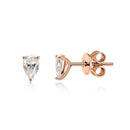 Orecchini Moissanite Pera 0,5CT 1CT in argento 925 oro 18 carati
