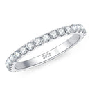 <tc>Moissanit-Eternity-Ring D 2 mm 925er Sterlingsilber</tc>