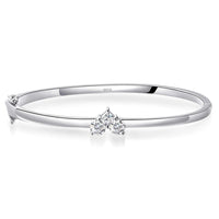 Elegantes Moissanit-Damenarmband, 925er Silber, GRA-zertifiziert